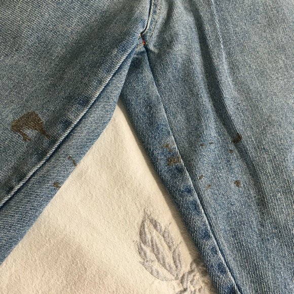 #59 Reliq Industries Denim Blue Wash Jeans Straight Hem High Rise Men's Size 36 - Picture 4 of 11